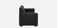 Siera Fabric 3 Seater Sofa in Black Colour