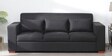 Siera Fabric 3 Seater Sofa in Black Colour