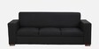 Siera Fabric 3 Seater Sofa in Black Colour