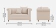 Rubi Velvet 2 Seater Sofa in Camel Beige Colour