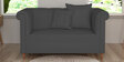 Rubi Velvet 2 Seater Sofa in Davy Grey Colour