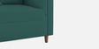 Rubi Velvet 2 Seater Sofa in Pine Green Colour