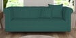 Rubi Velvet 3 Seater Sofa in Pine Green Colour