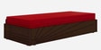 Rubik Pull-Out Sofa Cum Bed in Red Finish