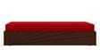 Rubik Pull-Out Sofa Cum Bed in Red Finish