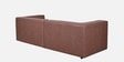 Rubix Leather 3 Seater Sofa in Brown Colour