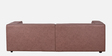 Rubix Leather 3 Seater Sofa in Brown Colour