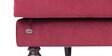 Ruse X Odyssey Velvet LHS Sectional Sofas in Red Colour