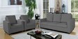 Russell Fabric Sofa Set in Grey Colour with (3+1+1) Combination