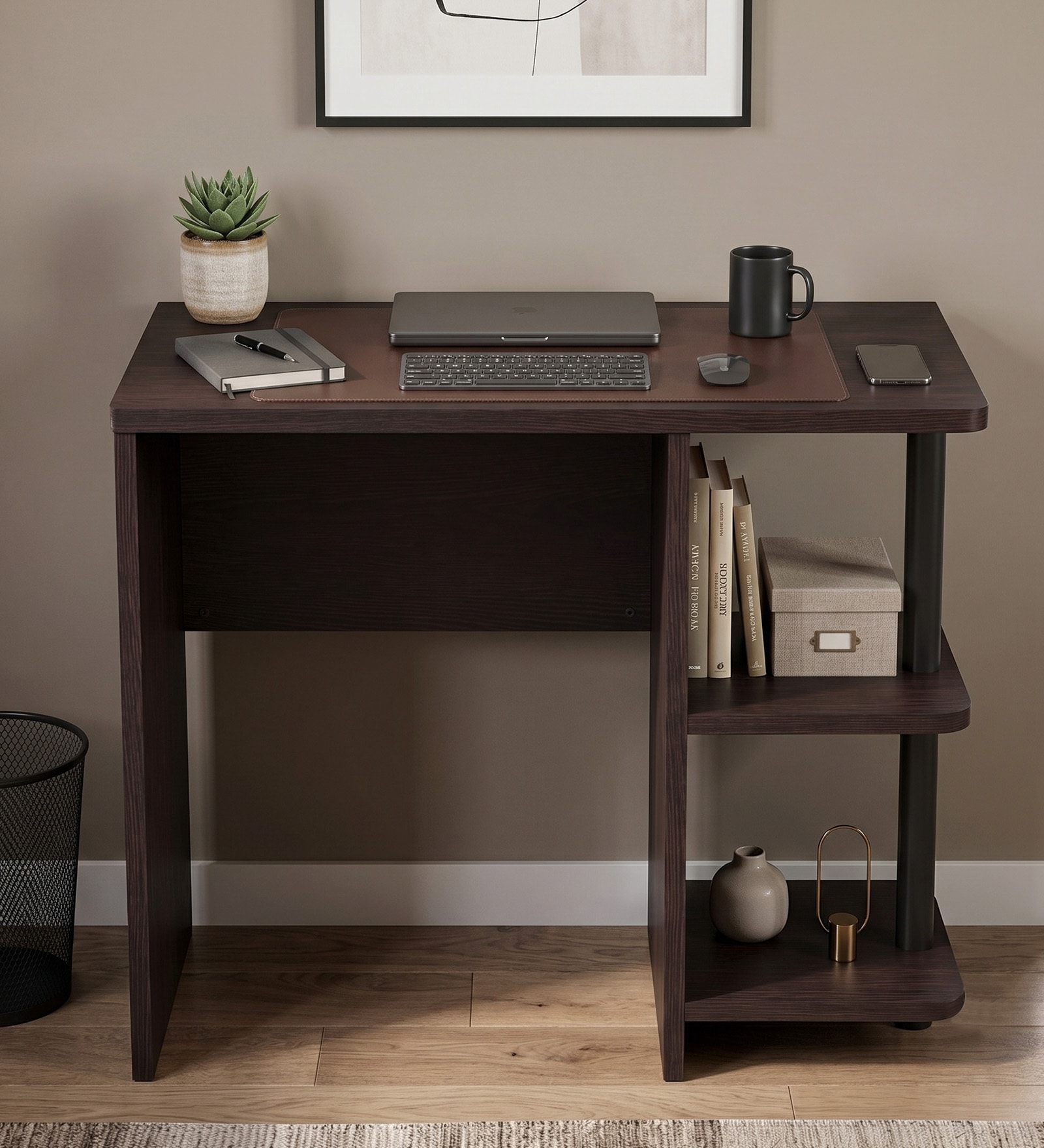 Ruma Study Table In Wenge Finish Ruma Study Table In Wenge Finish
