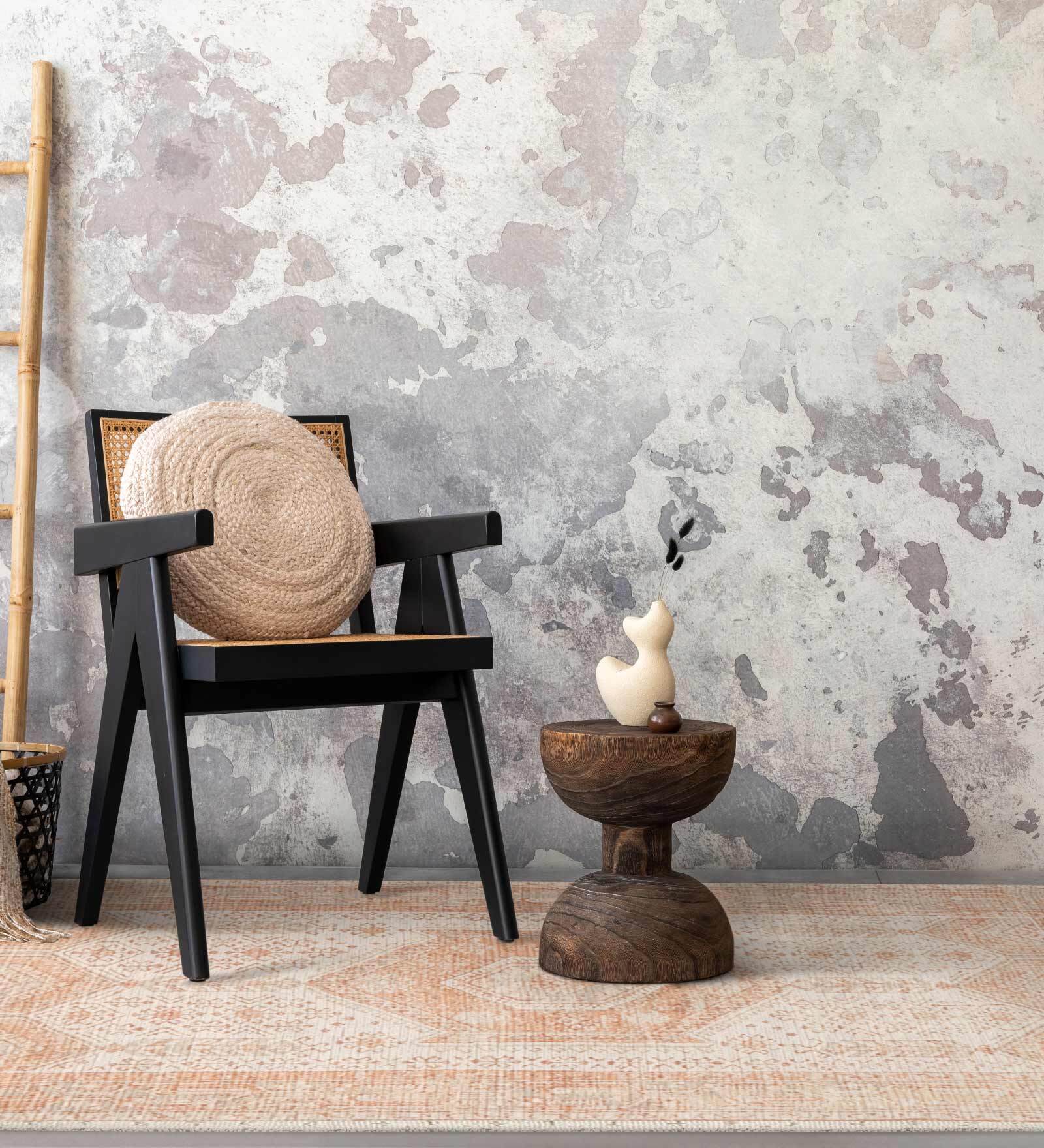 Rust Persian Jute and Wool 9 ft x 12 ft Hand Woven Carpet