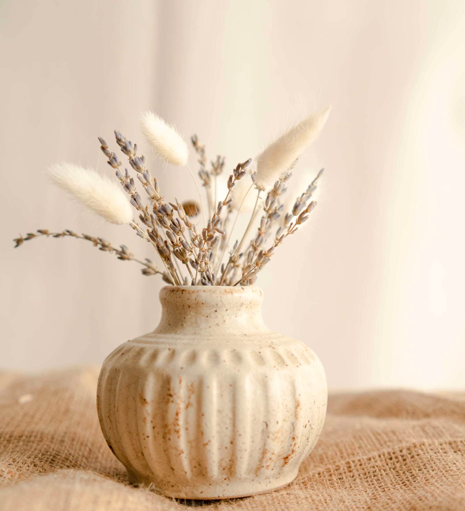 Rustic Bloom Vase With Bunch