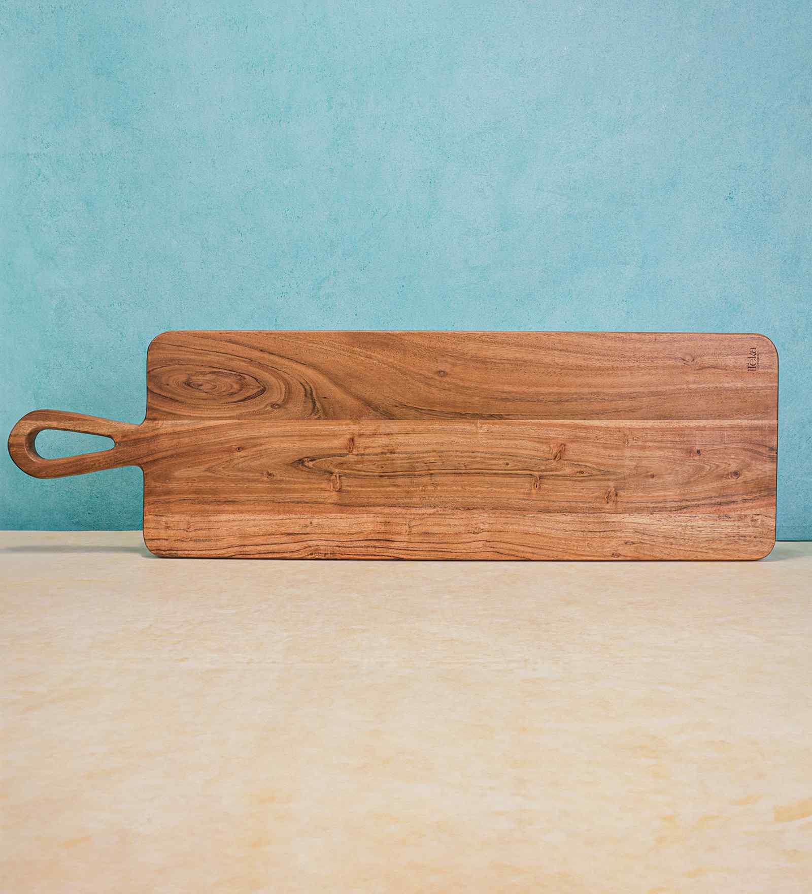 Rustic Charm Carvex Acacia Wood Chopping Board