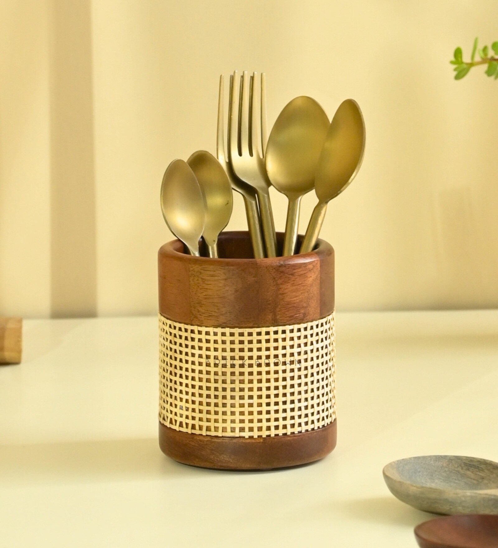 Rustic Charm Tresso Cutlery Holder
