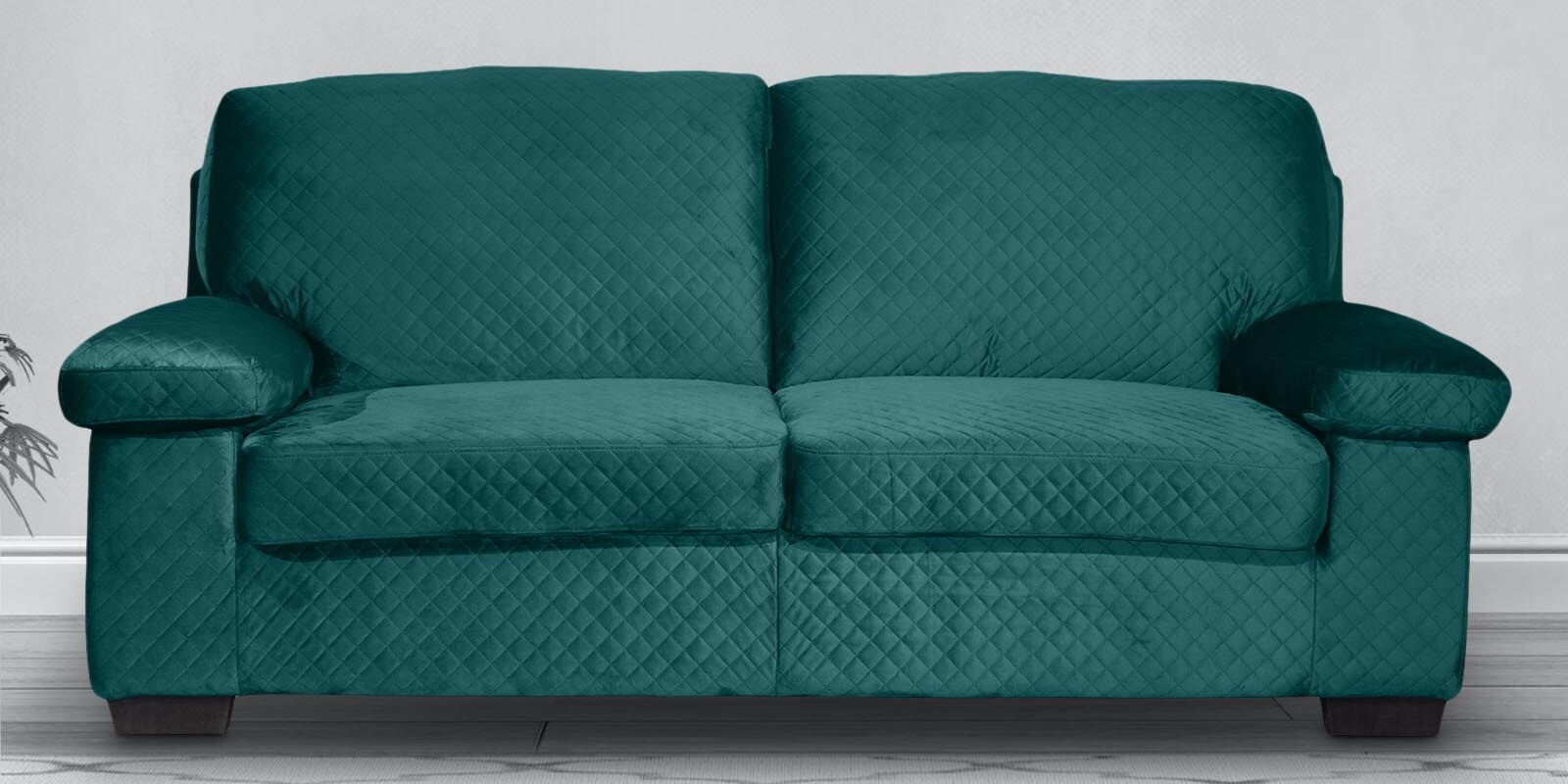 Rubelli 3 Seater Sofa in Teal Colour