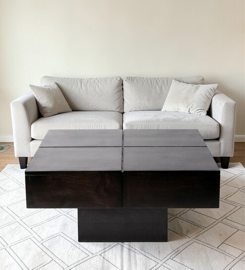 Rubi Coffee Table in Dark Walnut Finish