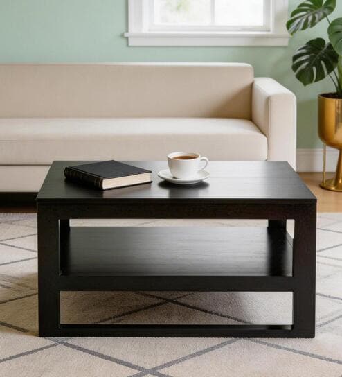 Rubi Coffee Table in Dark Walnut Finish