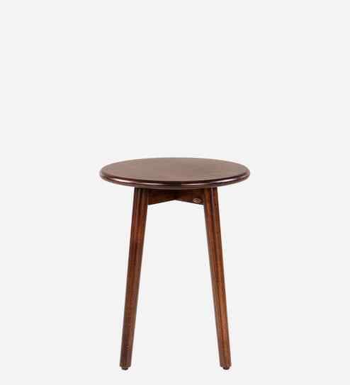 Rubik End Table In Brown Finish