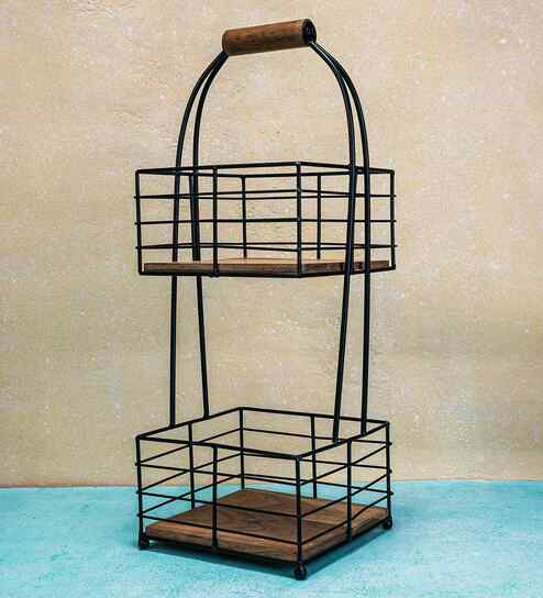 Rustic Grid Multipurpose Storage Basket