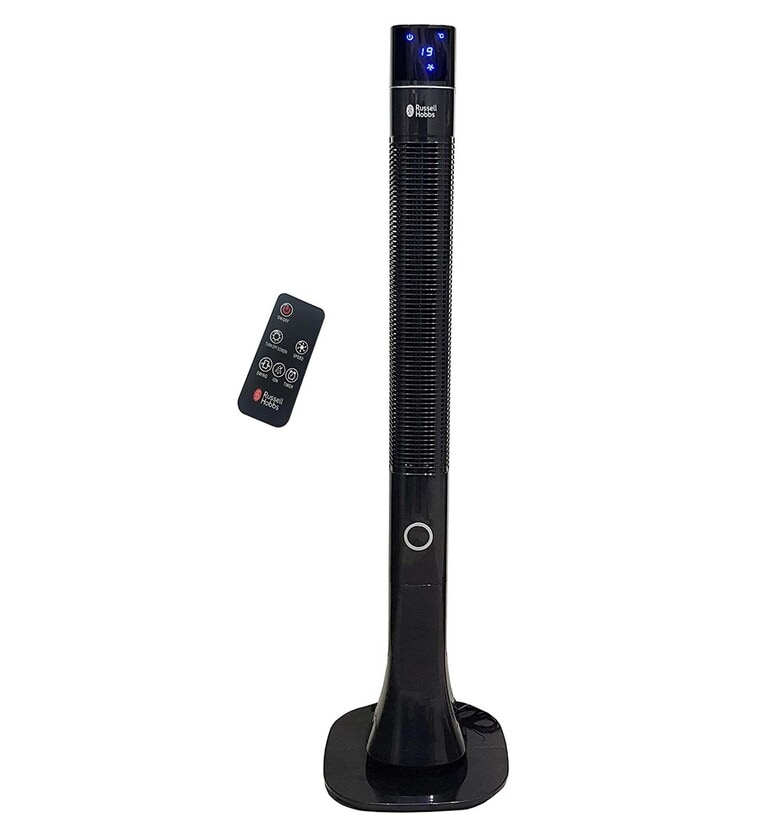 Buy Russell Hobbs RTF4800 50W 3 Speed Tower Fan With Temperature