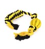 Ball Dog Yellow & Black Non- Toxic Rubber Rope Toy