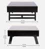 Rubi Coffee Table in Dark Walnut Finish Rubi Coffee Table in Dark Walnut Finish