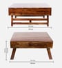 Rubi Coffee Table in Teak Finish Rubi Coffee Table in Teak Finish