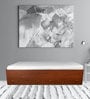 Rubi Single Size Bed with Drawer Storage in Suede Finish