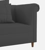 Rubi Velvet 1 Seater Sofa in Davy Grey Colour