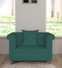Rubi Velvet 1 Seater Sofa in Pine Green Colour