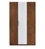 Rubix 3 Door Wardrobe in Walnut Finish