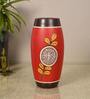 Ruby Blossom Red Terracotta Vase