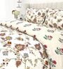 Ruby Buta 4-Piece Combo -Double Bed Cold Weather Comforter & Bedsheet Set