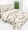 Ruby Buta 4-Piece Combo -Double Bed Cold Weather Comforter & Bedsheet Set