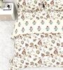 Ruby Buta 4-Piece Combo -Double Bed Cold Weather Comforter & Bedsheet Set