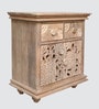 Ruchi Solid Wood Cabinet in White Colour