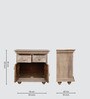 Ruchi Solid Wood Cabinet in White Colour