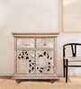 Ruchi Solid Wood Cabinet in White Colour