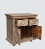Ruchi Solid Wood Cabinet in White Colour