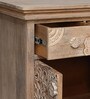Ruchi Solid Wood Cabinet in White Colour