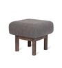 Rufus Boulder Pouffe In Espresso Oak Finish