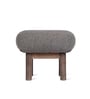 Rufus Boulder Pouffe In Espresso Oak Finish