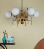 Amalia Gold Iron Globe Chandelier