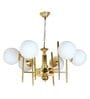 Amalia Gold Iron Globe Chandelier