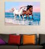 Running Horse Toughened Glass Art Print