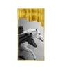 Running Stallions Glass Finish Vertical Wall Art
