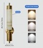Rupid Modern LED Wall Light | Metal Body with Premium Marble Finish | 3 Color Modes (Warm, Cool, Natural) | Luxury Wall Sconce for Bedroom, Living Room & Hallway (Vertical Cylindrical)