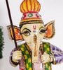 Rural Craft Multicolour MDF Lord Ganesha with Umbrella