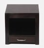 Russell Bedside Table In Dark Mahagony Finish