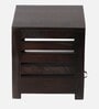 Russell Bedside Table In Dark Mahagony Finish